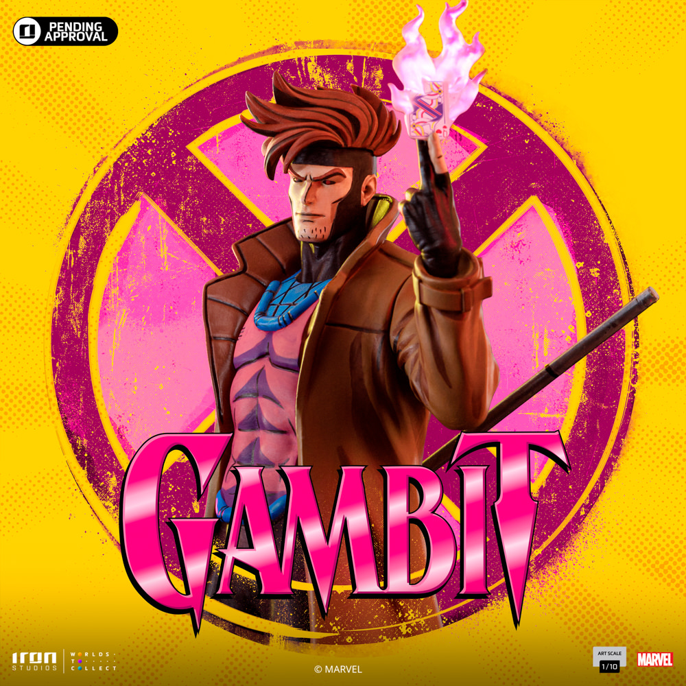 Pre-Order Iron Studios Marvel X-Men 97 Gambit Art Scale Statue